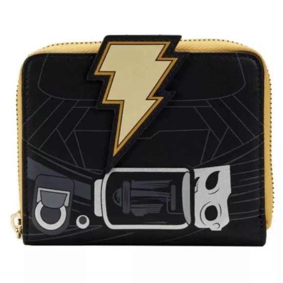 DC Comics Black Adam Glow Cosplay Zip Around Wallet Loungefly NWTS - Picture 10 of 10